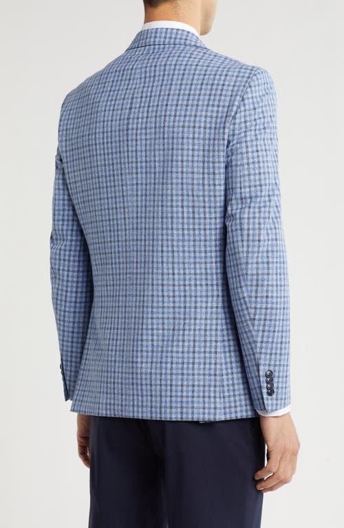 Tommy Hilfiger Grid Stretch Suit Jacket In Blue