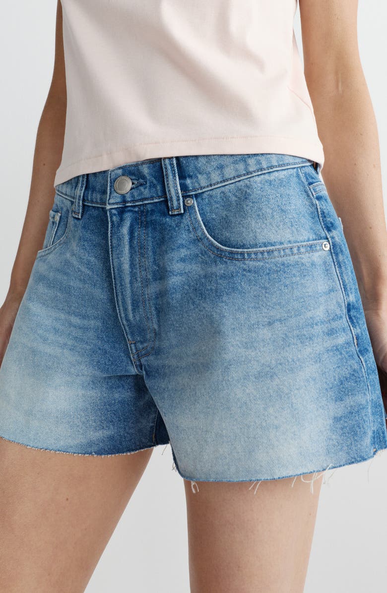 DL1961 Abby High Waist Cutoff Denim Shorts, Alternate, color, Avenue