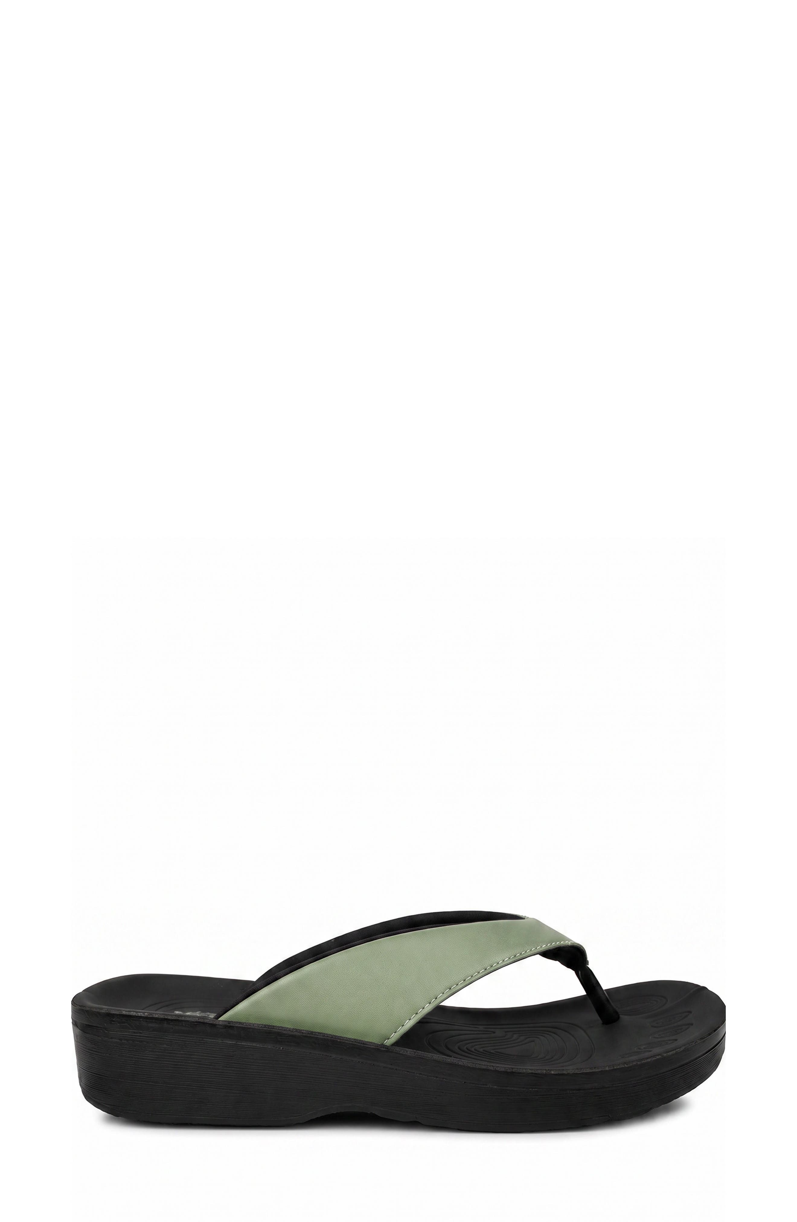 Flumen Flip Flop, Alternate, color, GREEN