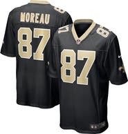 Nike Men's Nike Foster Moreau Black New Orleans Saints Game Jersey