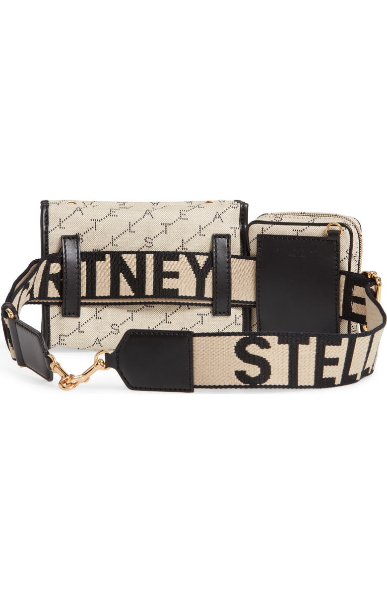 Stella McCartney Monogram Canvas Belt Bag, Alternate, color,