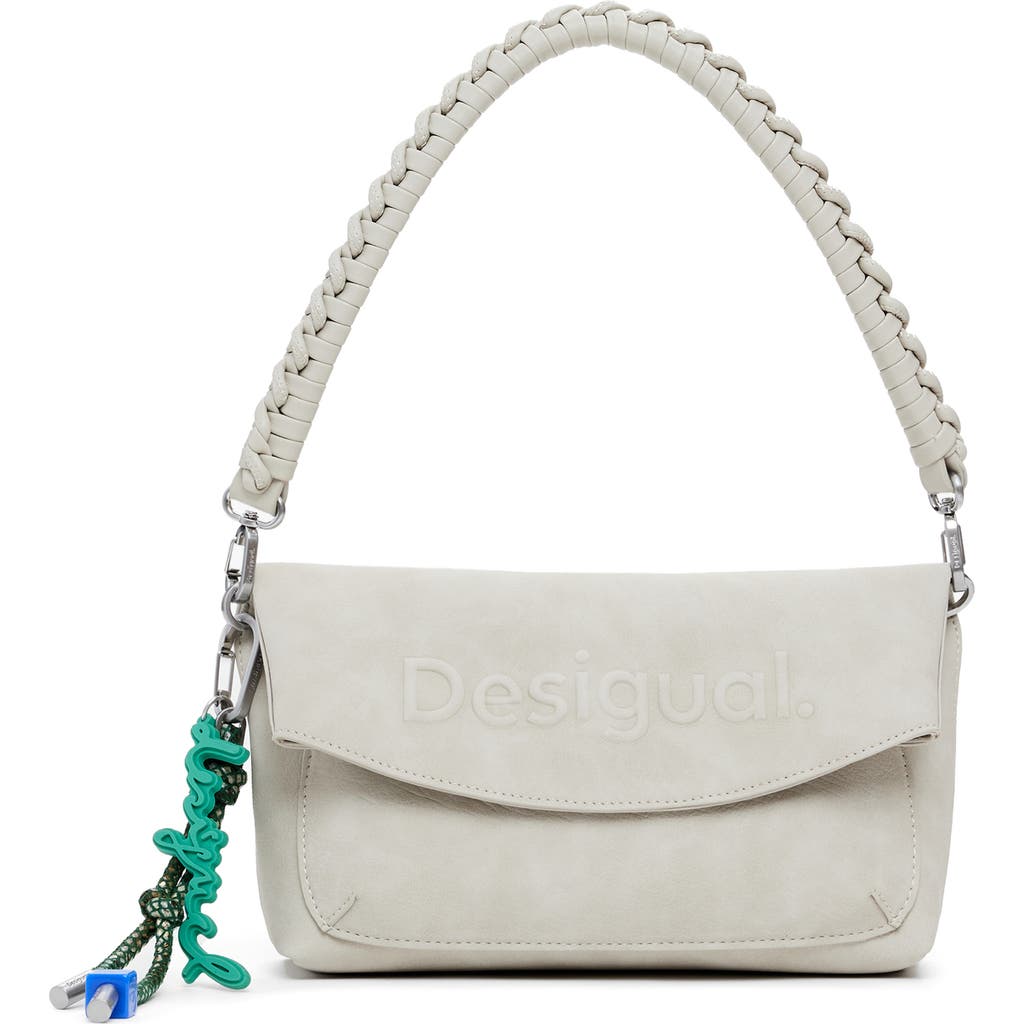 Desigual Faux Leather Crossbody Bag In Neutral
