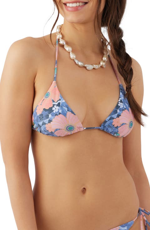 Jadia Floral Venice Triangle Bikini Top