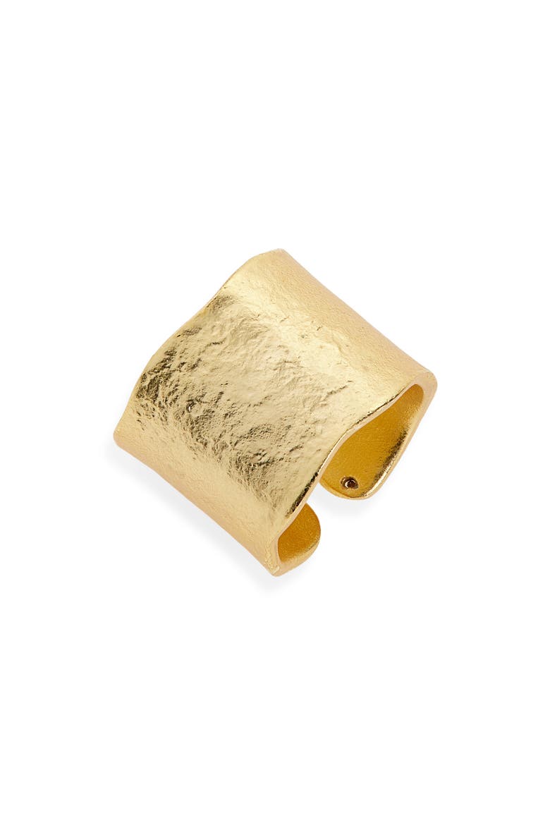 Polished Cigar Band Ring, Main, color, GOLD