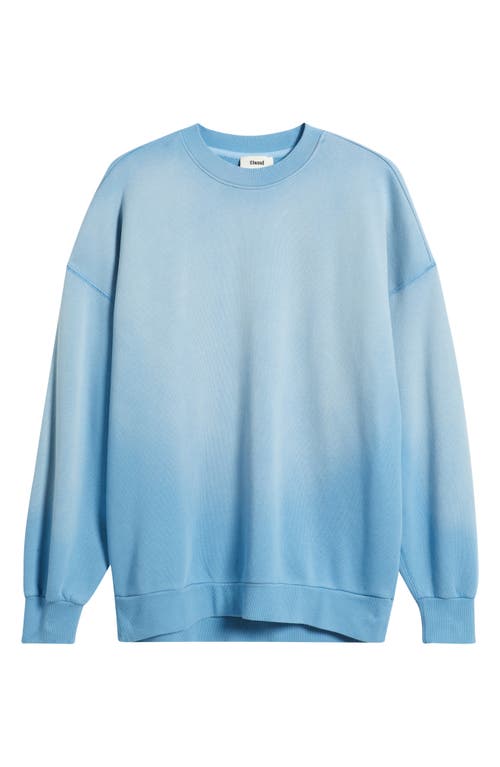 Elwood Core Oversize Crewneck Sweatshirt In Blue