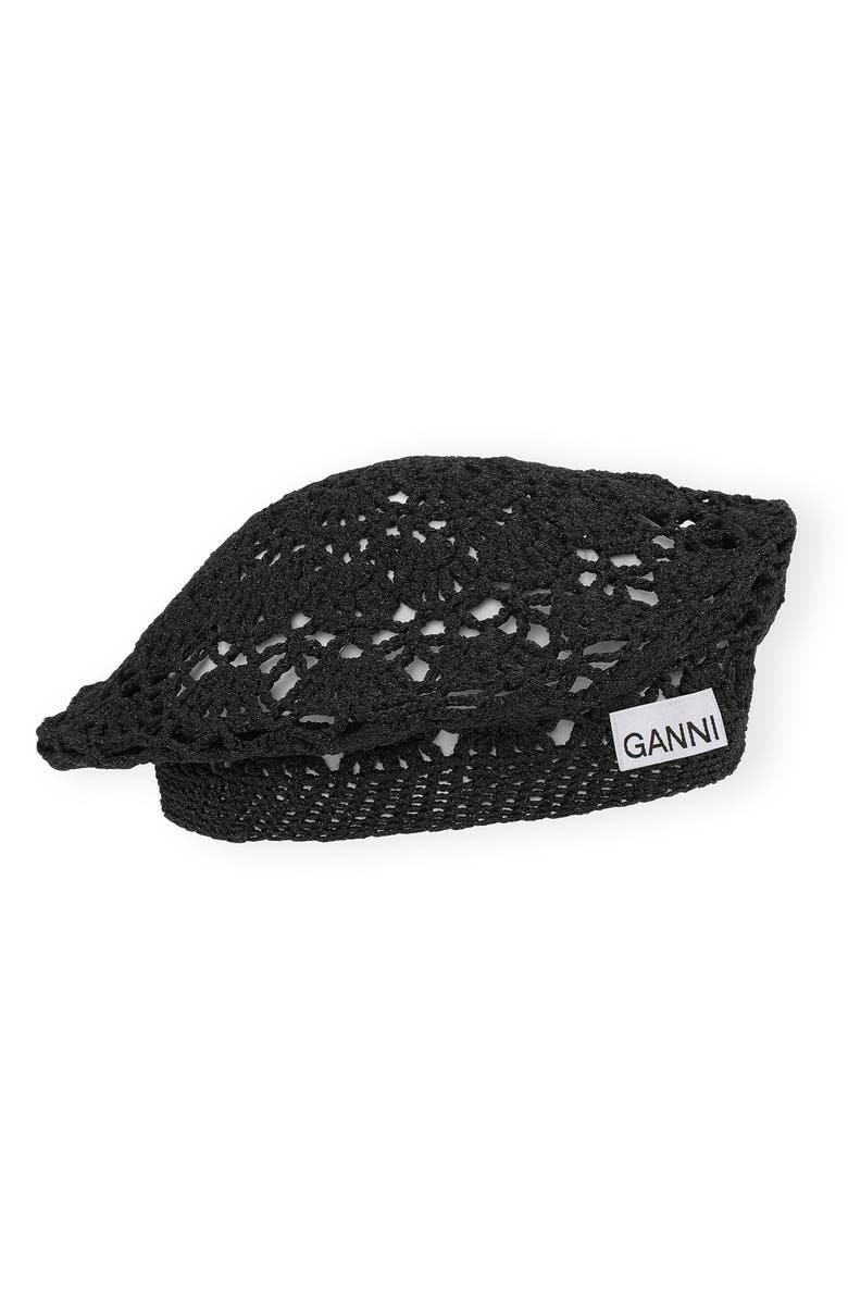 Ganni Knit Beret, Main, color,
