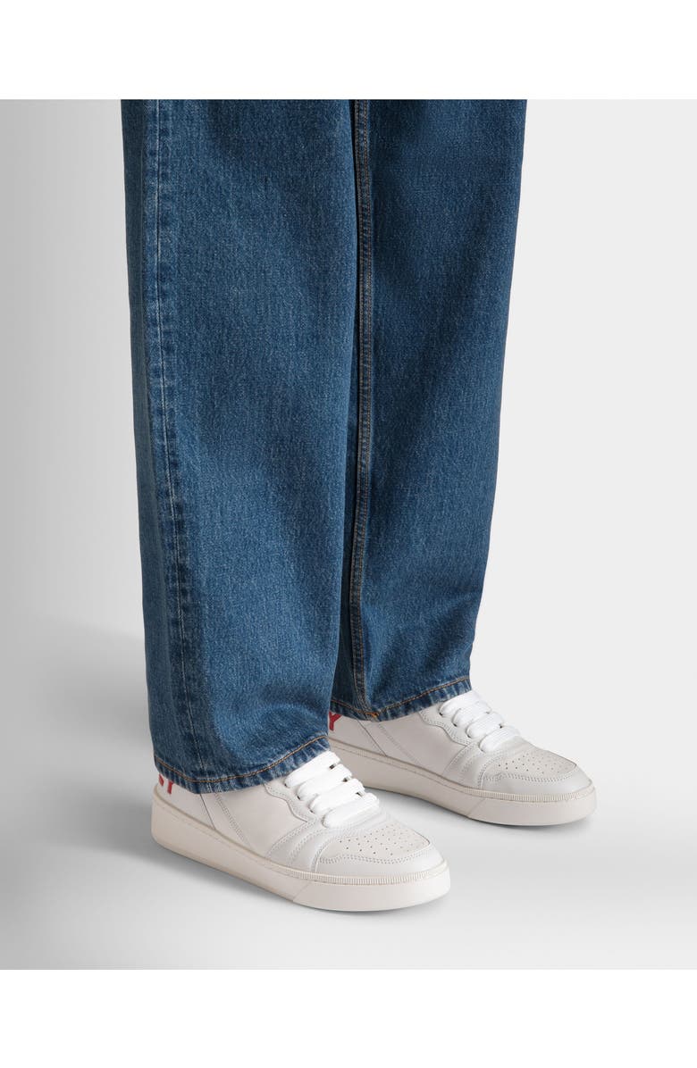 Bally Raise Sneaker in and Candy Leather, Alternate, color,