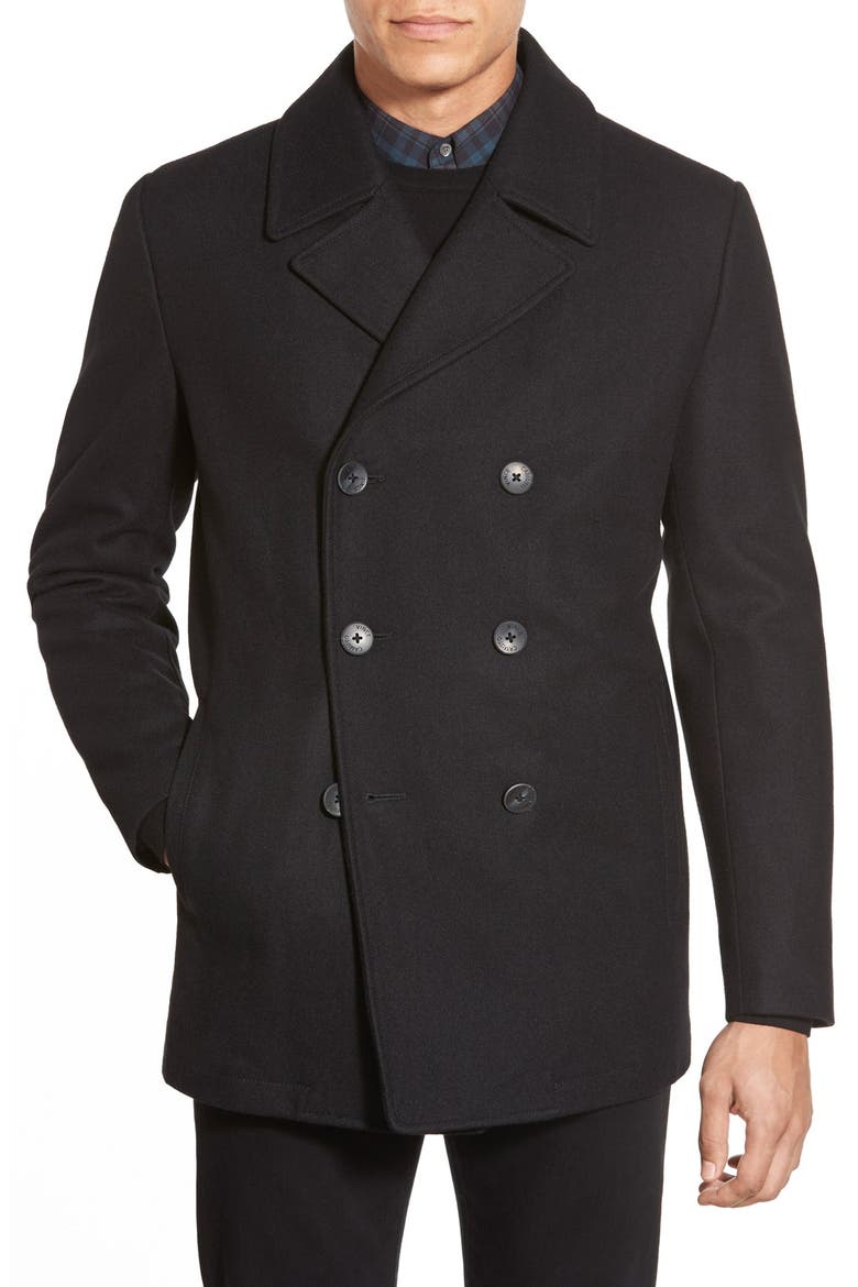 Classic Peacoat, Main, color, BLACK