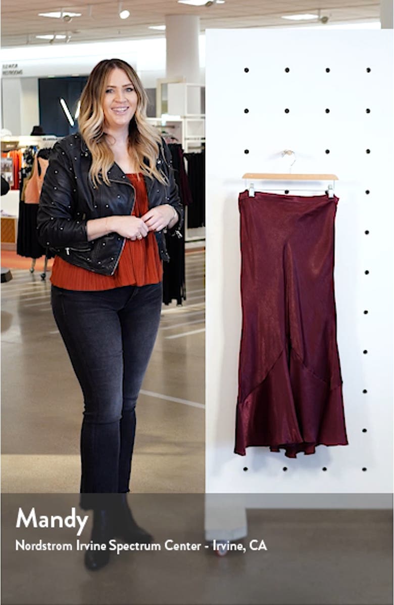 Flounce Midi Skirt, sales video thumbnail