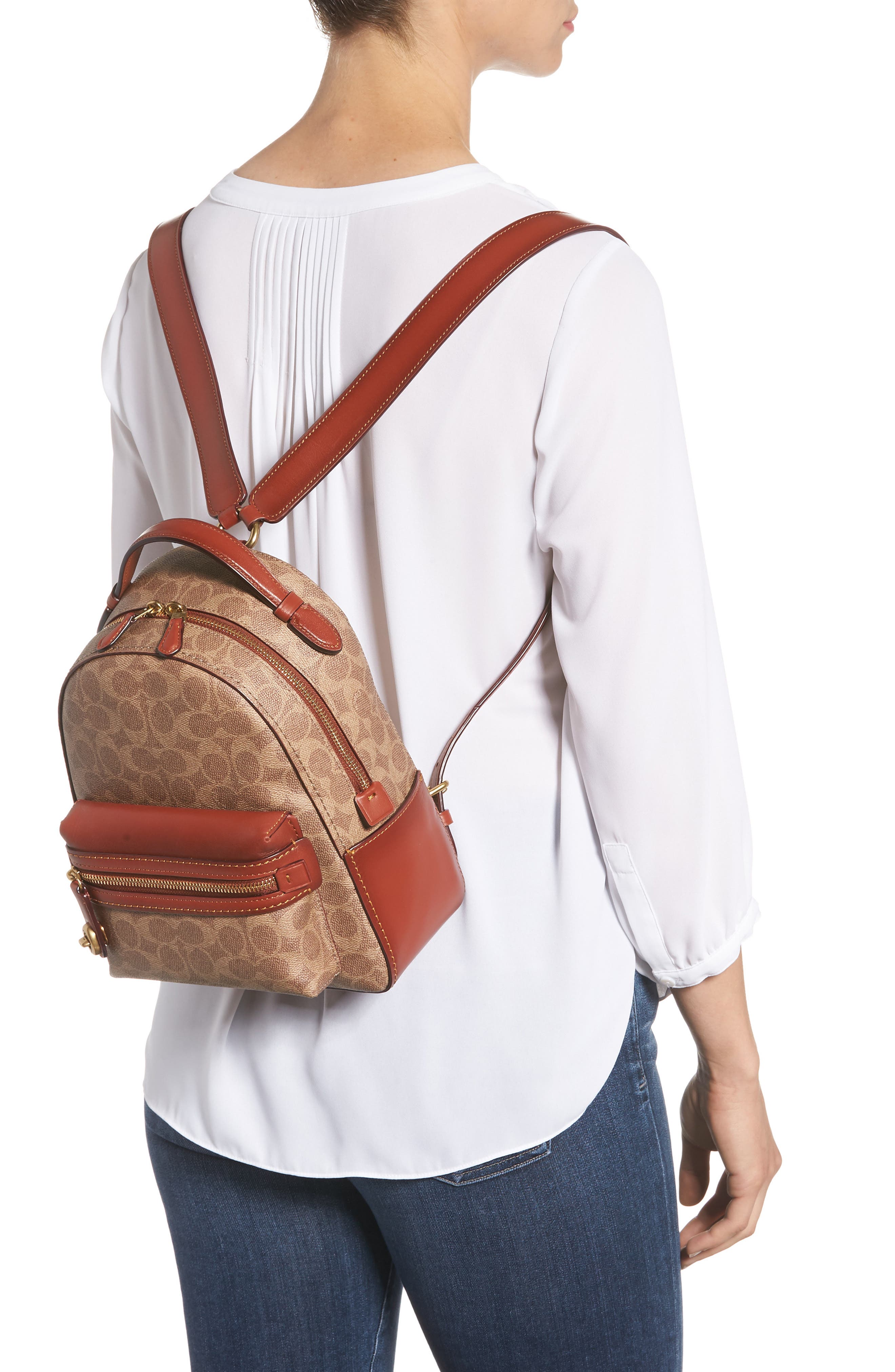 COACH 1941 Signature Canvas Campus 23 Backpack, Alternate, color, 