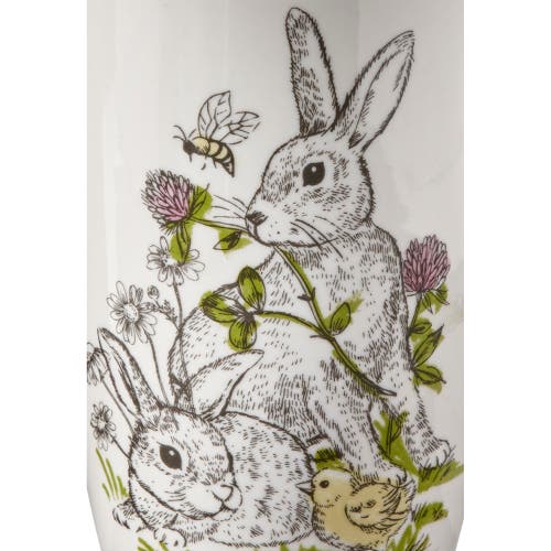 Tag Easter Bunny Rabbit Clover Coffee Tea Mug White Bone China In Multi