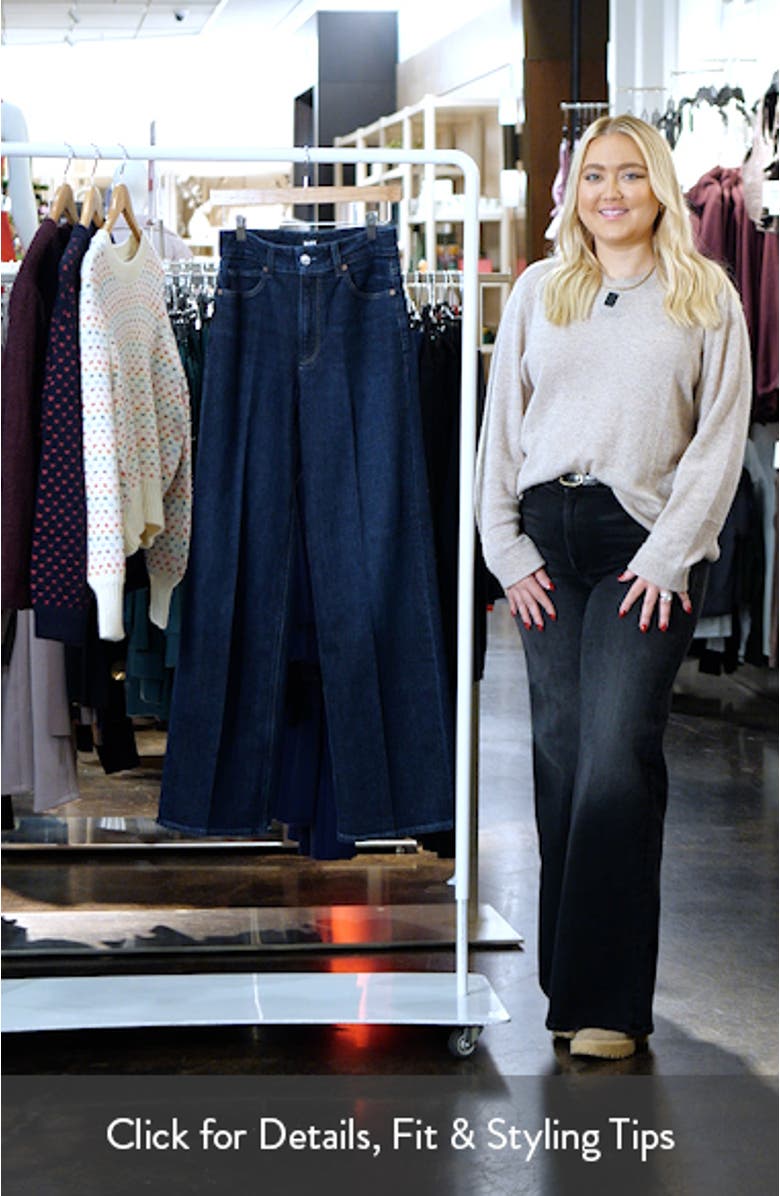 Sasha High Waist Wide Leg Jeans, sales video thumbnail