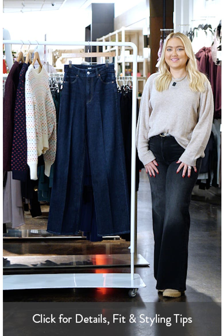 Sasha High Waist Wide Leg Jeans video