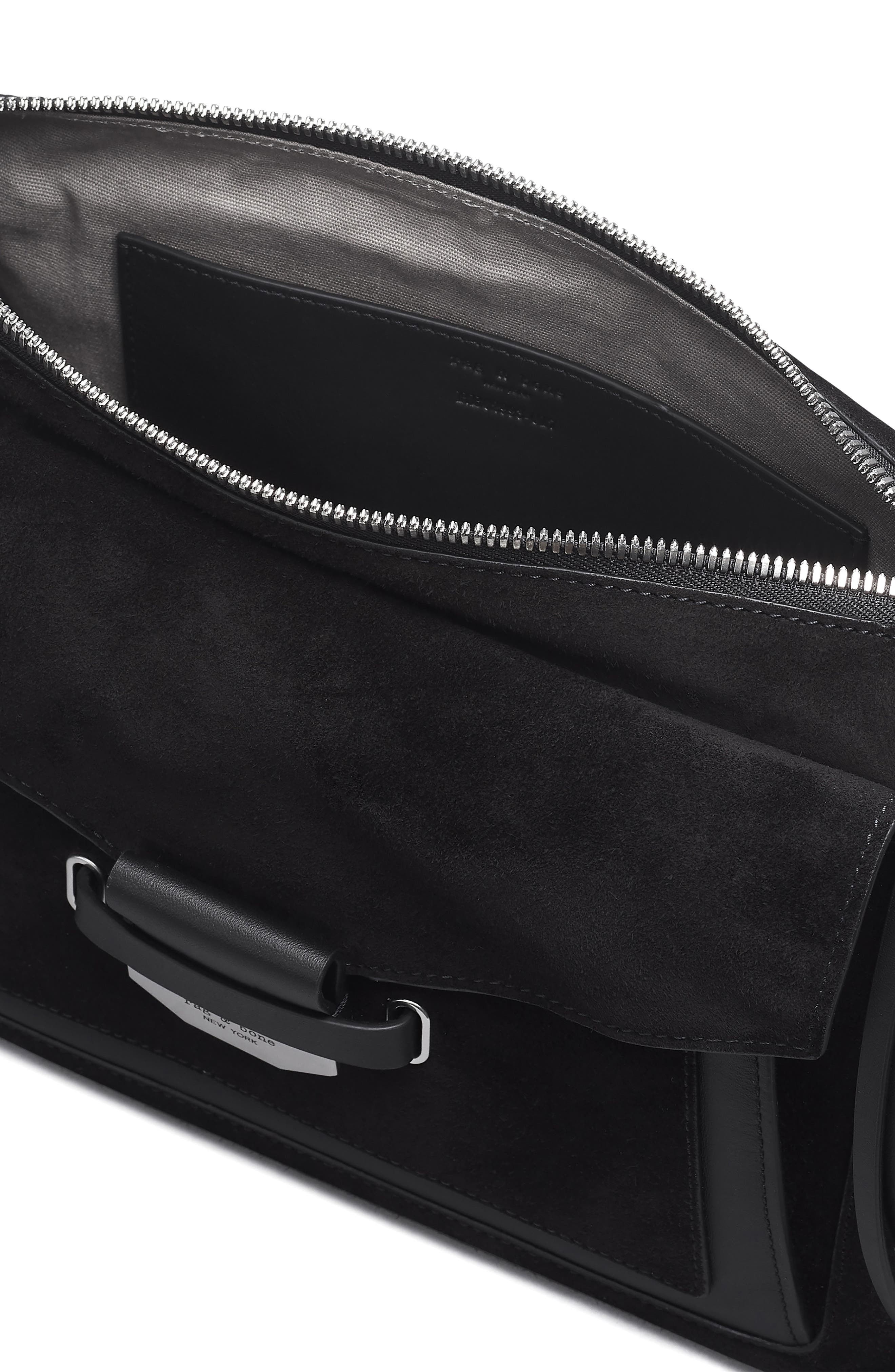 rag & bone Field Messenger 2.0 Suede Bag, Alternate, color, 
