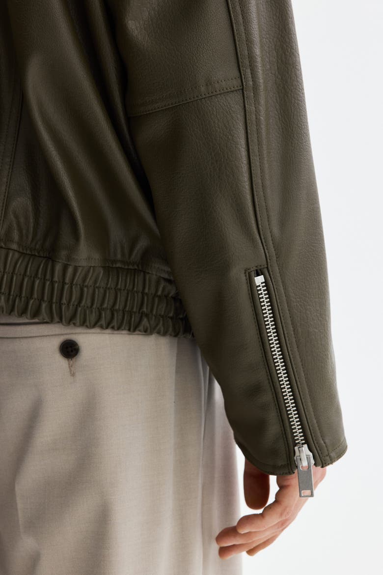 Coated Jacket, Alternate, color, Khaki green