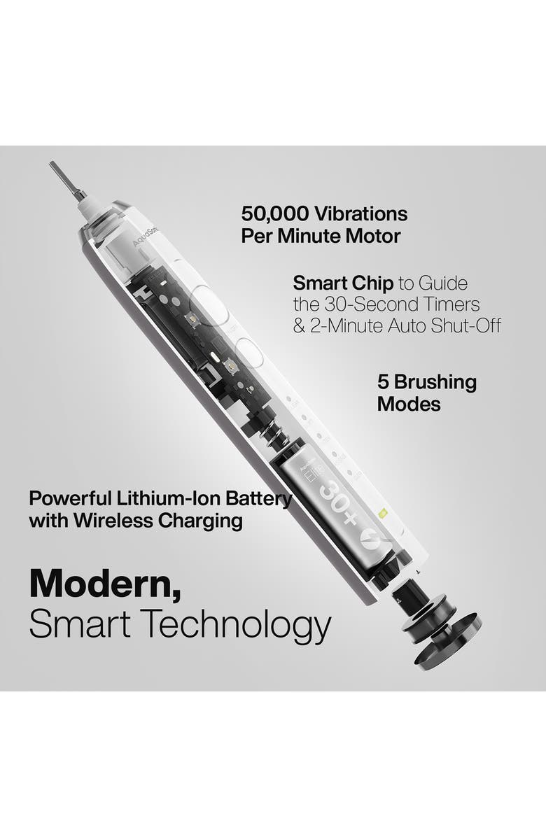 AQUASONIC Elite Rechargeable Electric Toothbrush Set, Alternate, color,