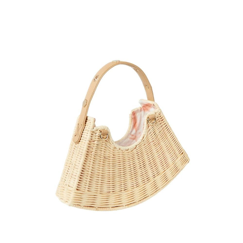 Sarah Stewart Tati Crescent Bag, Main, color, Ecru