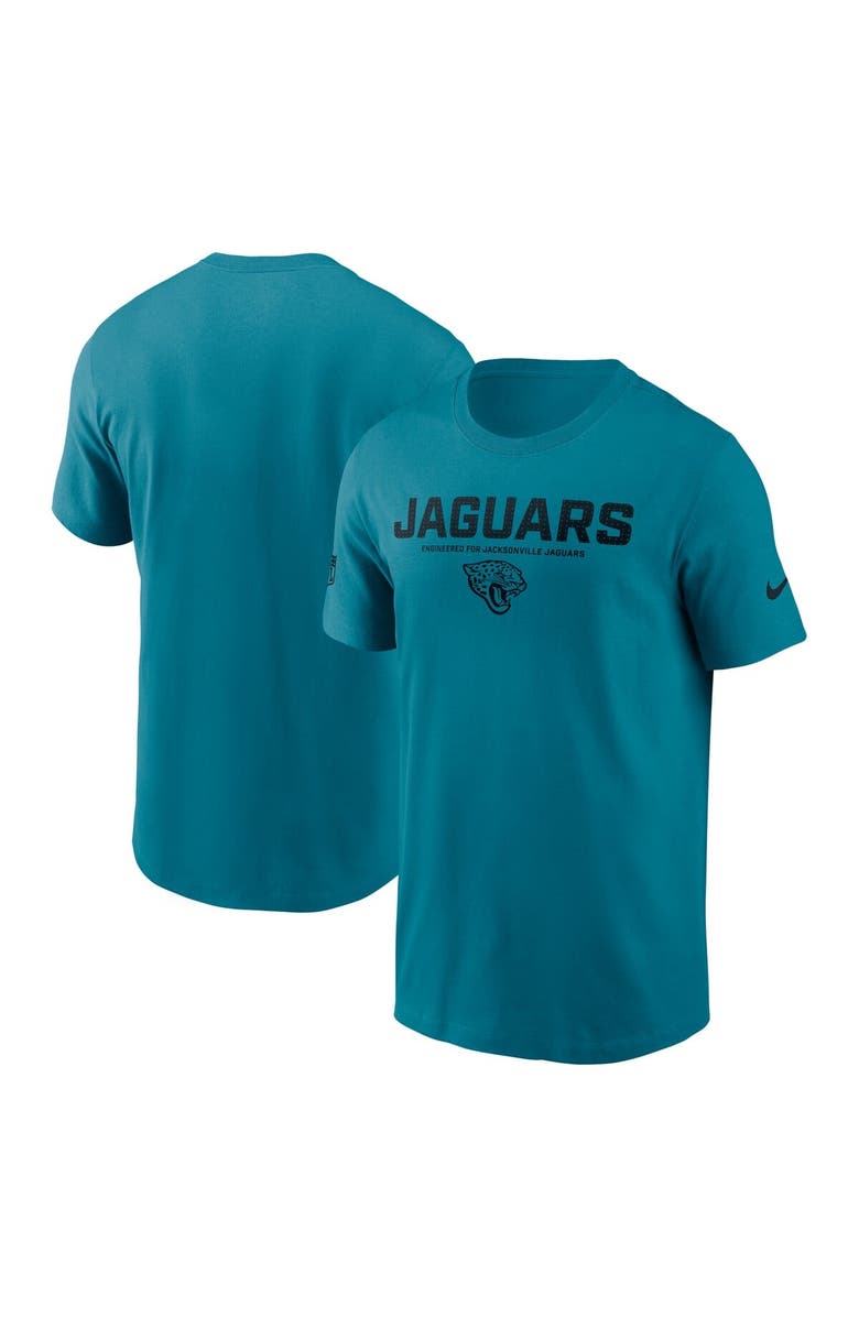 Nike Men's Nike Teal Jacksonville Jaguars Sideline Performance T-Shirt, Main, color, Teal