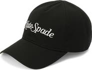 Kate Spade New York magazine script twill baseball cap