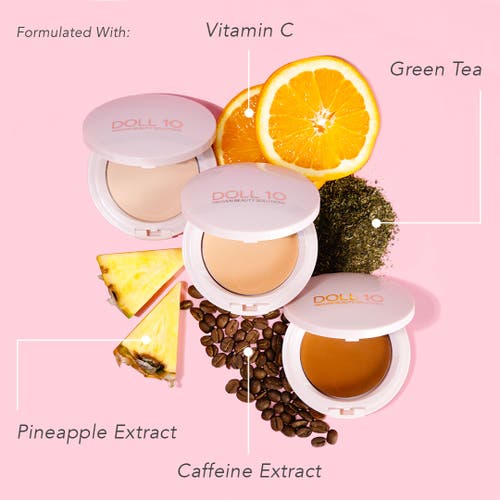 Doll 10 Beauty Tce Super Coverage Talc-free Serum Powder With Ceramides In Medium