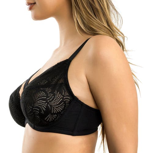 Parfait Olivia Lace Unlined Bra In Black