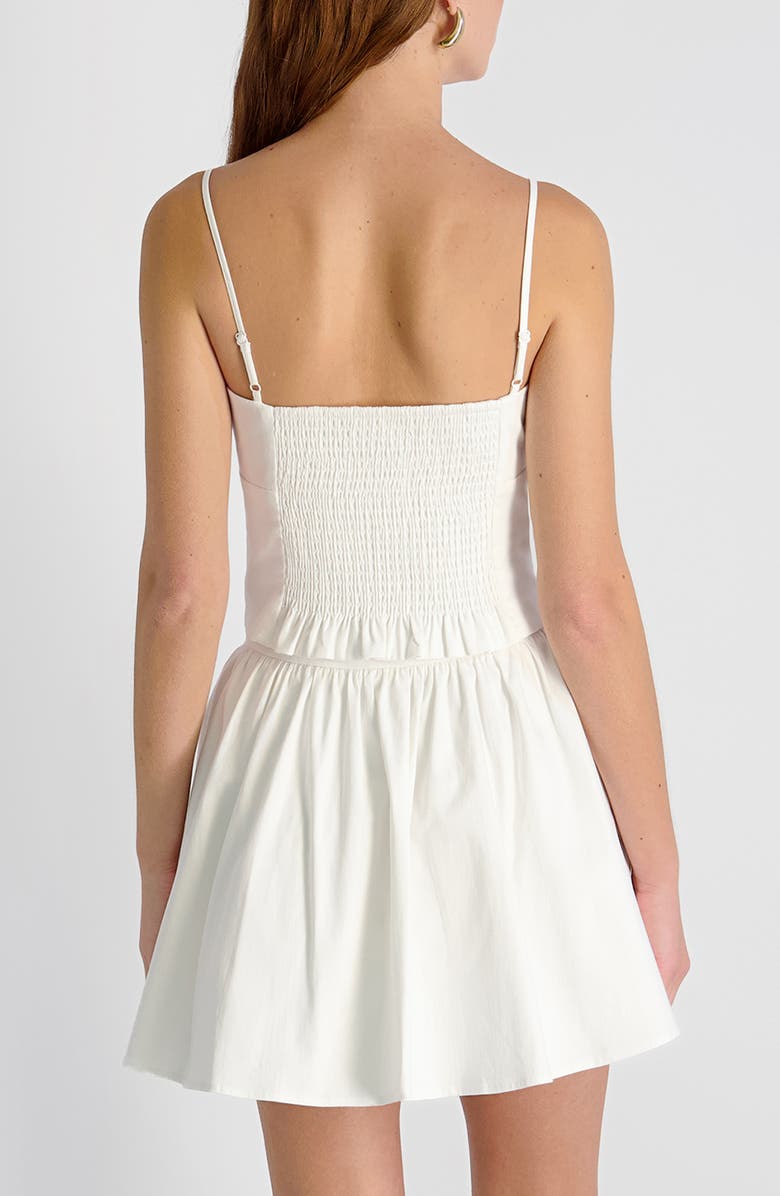 French Connection Stretch Cotton Sateen Camisole, Alternate, color, 10-Summer White