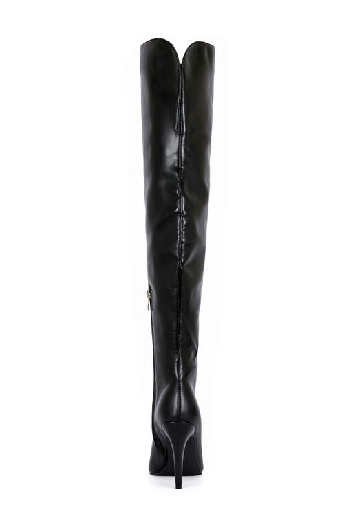 Azalea Wang Beaucoup Over The Knee Boot In Black