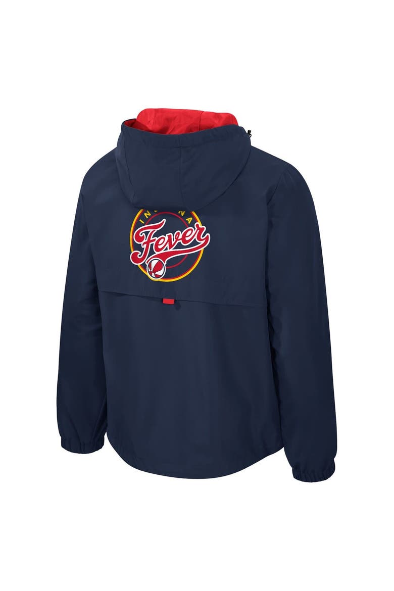 Unisex Stadium Essentials  Navy/Red Indiana Fever Legends Challenger Quarter-Zip Jacket, Alternate, color, Navy