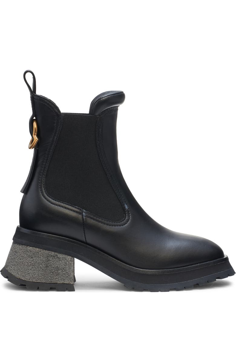 Moncler Gigi Lug Sole Chelsea Boot, Alternate, color,