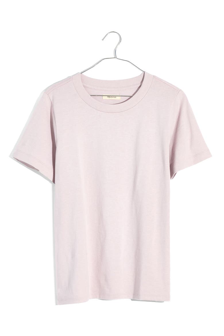 Women's Supima® Cotton Essential Tee, Main, color, PALE LILAC