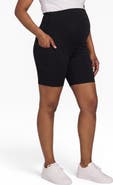MOTHERHOOD MATERNITY 6 1/2" Active Pocket Maternity Biker Short