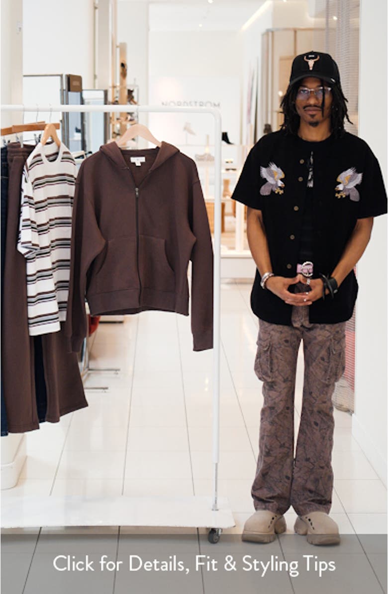 Crop Fleece Zip Hoodie, sales video thumbnail