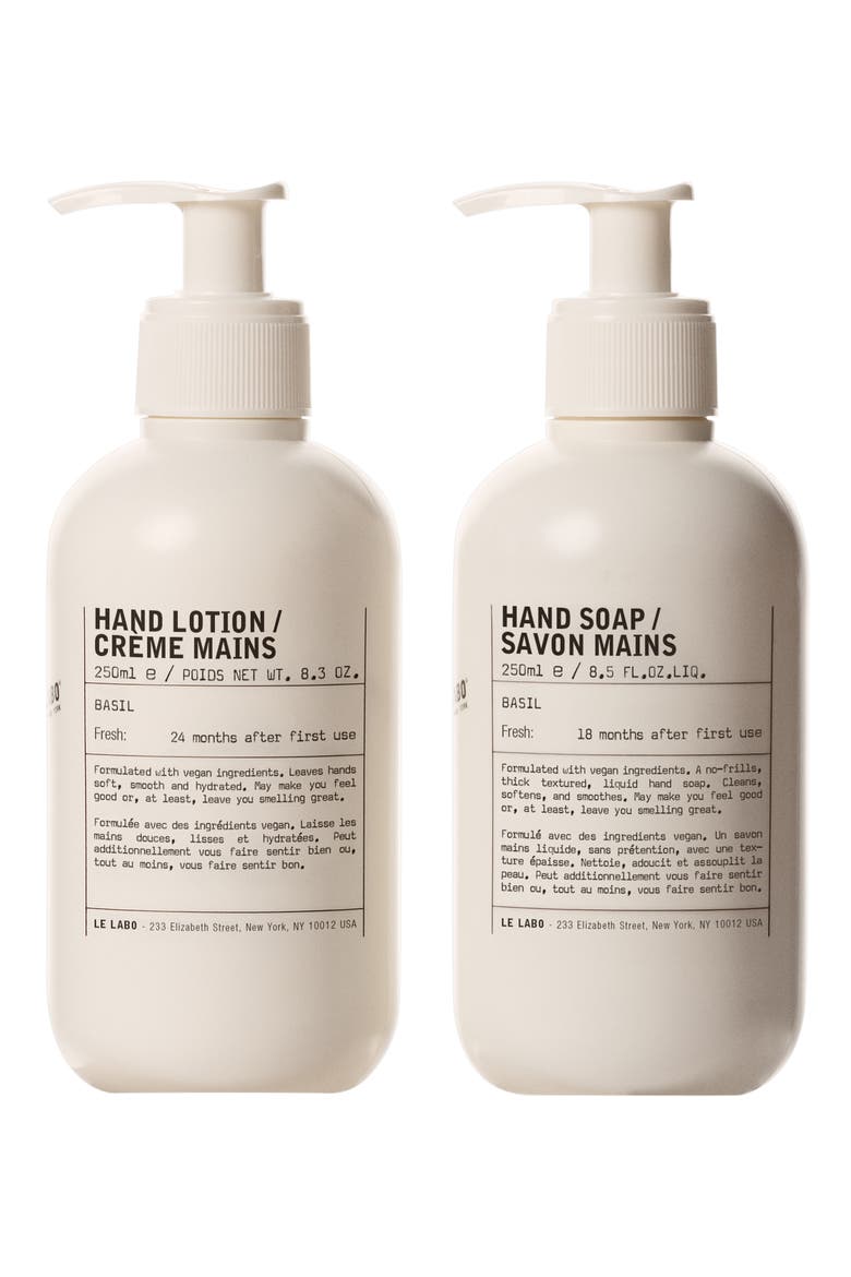 Basil Hand Lotion & Hand Soap Set, Alternate, color, NO COLOR