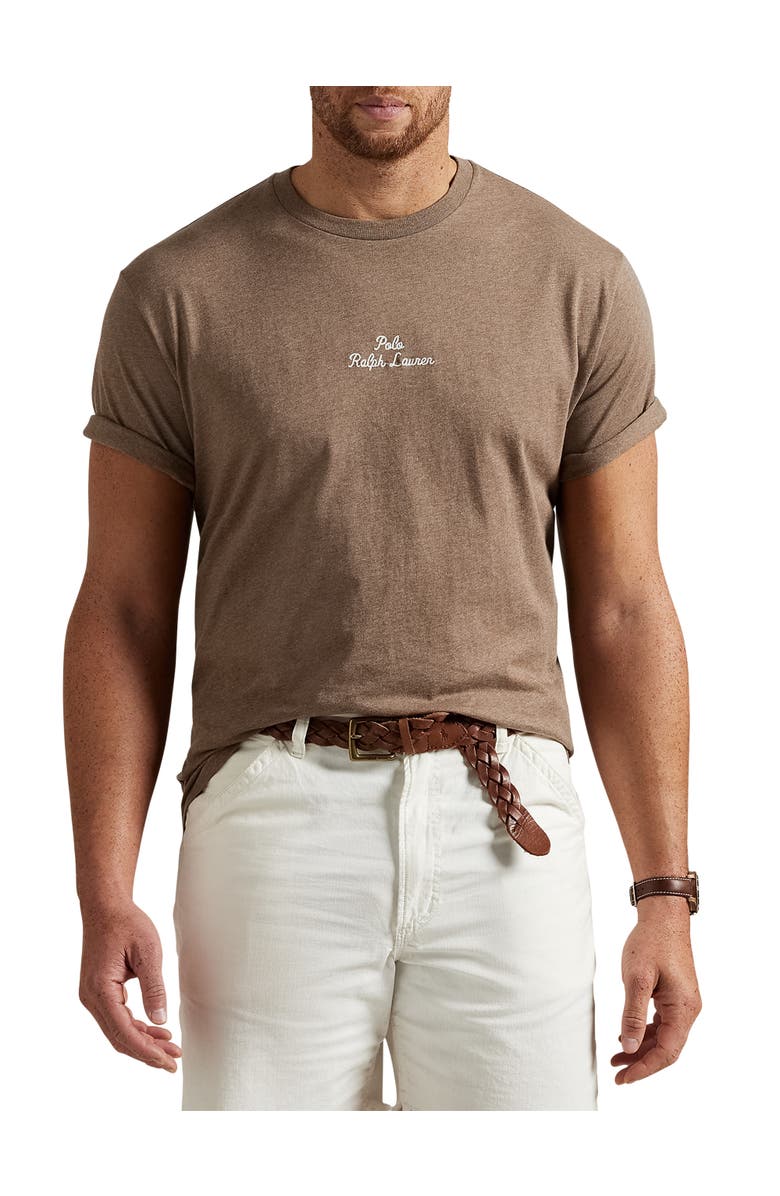 Polo Ralph Lauren Big & Tall Embroidered-Logo Jersey T-Shirt, Main, color, 