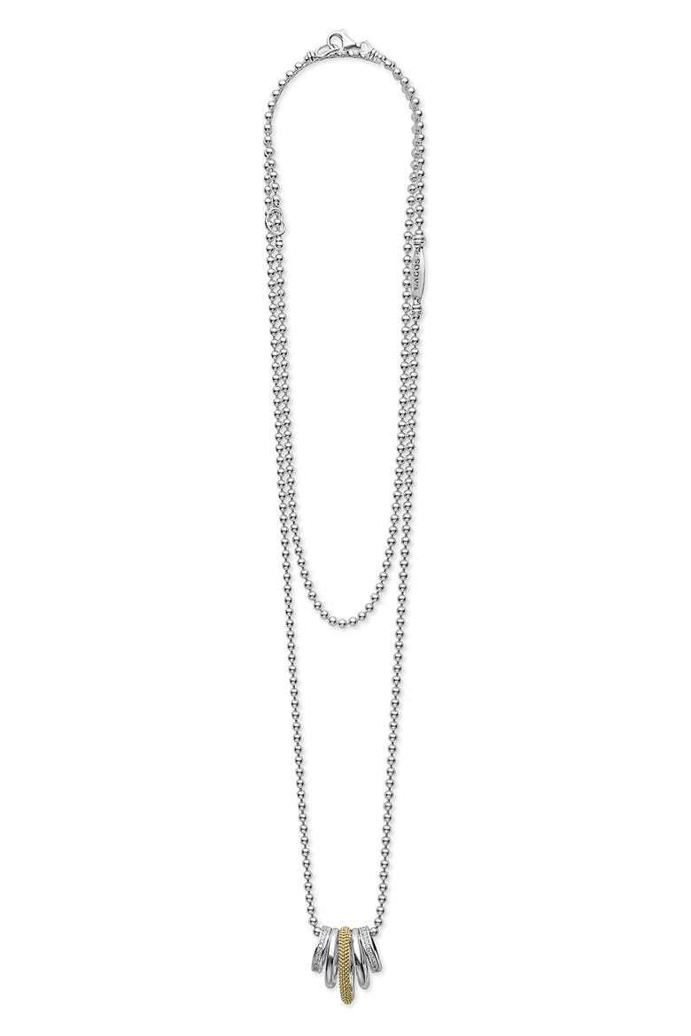 Caviar Lux Pavé Diamond Pendant Necklace video