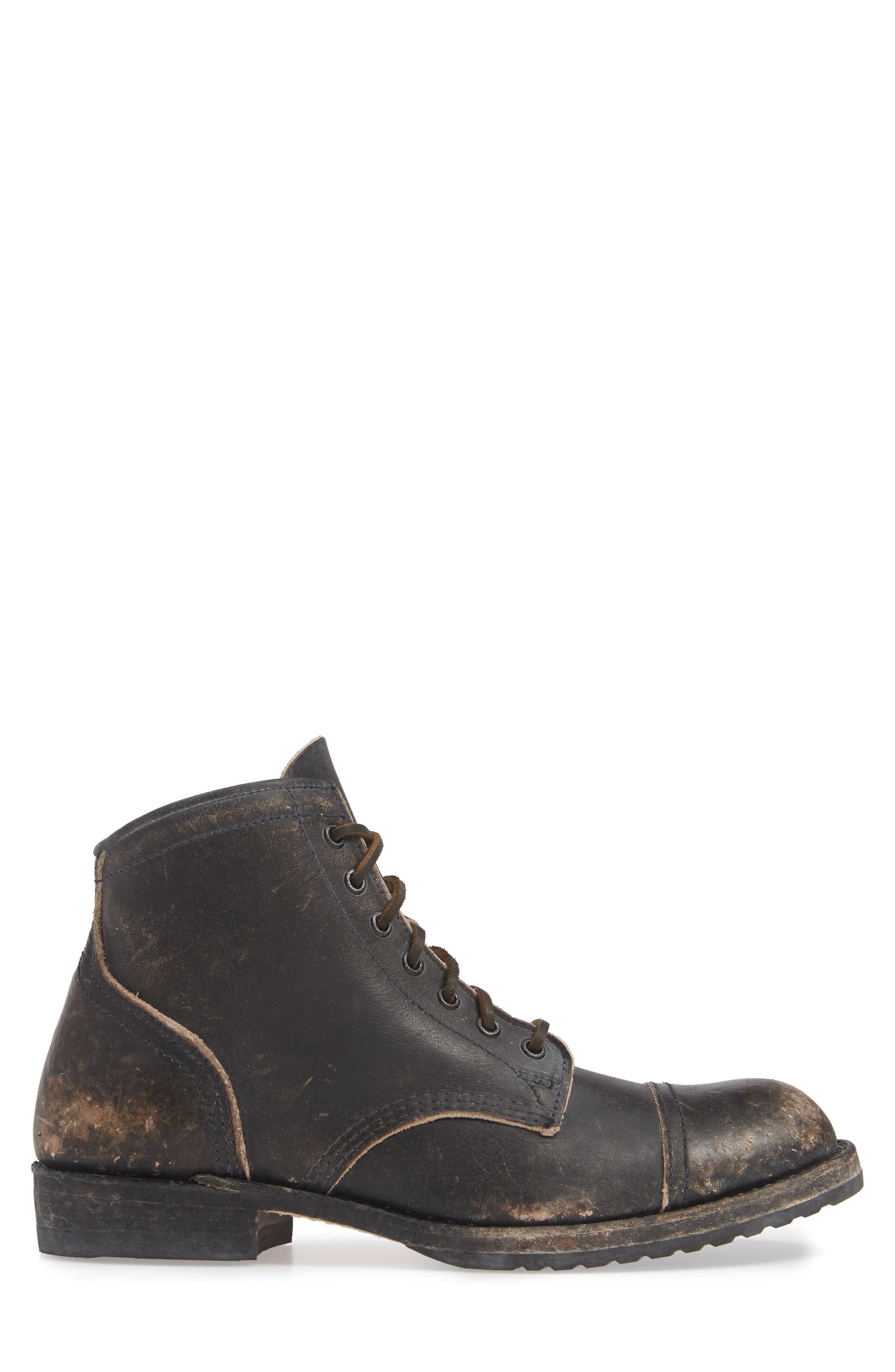 Frye Logan Cap Toe Boot, Alternate, color, 