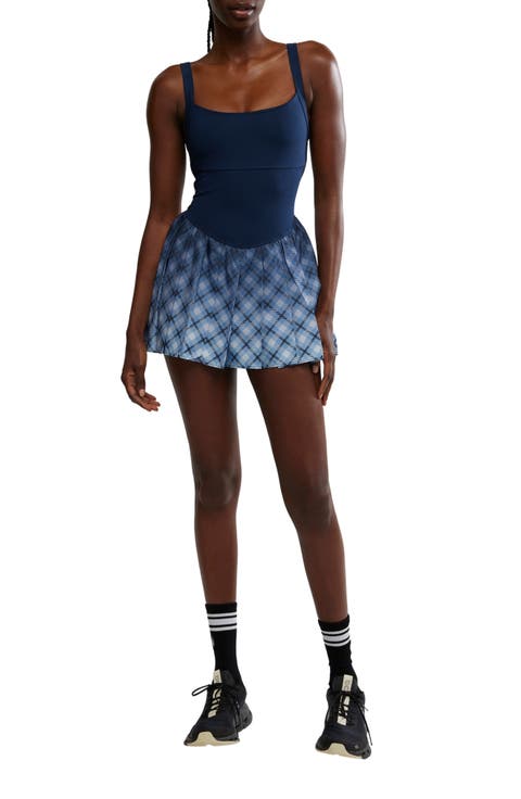 FP Movement Swing of Things Print Pleated Minidress