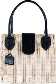 Jelavu Piper Structured Rattan Handbag