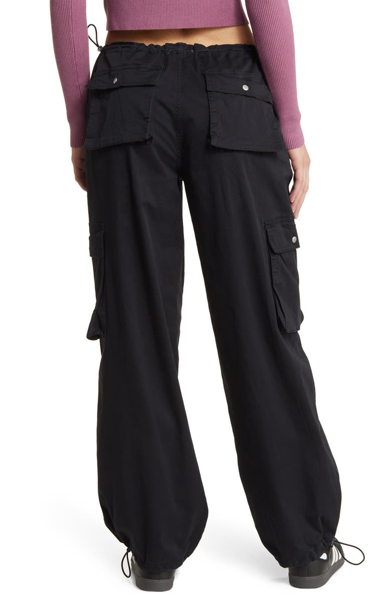PacSun Cotton Cargo Parachute Pants, Alternate, color, 