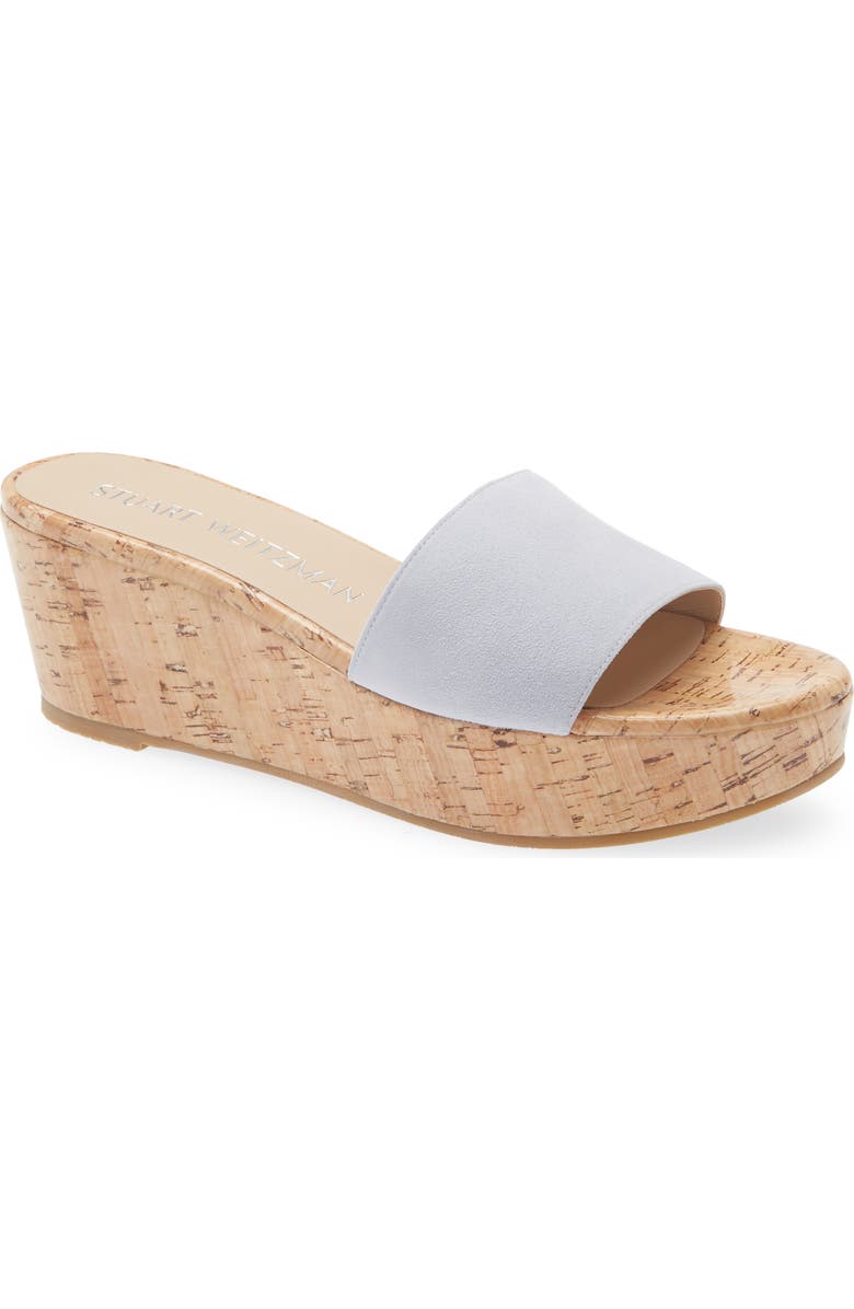 Stuart Weitzman Wedge Sandal, Main, color, Cloud