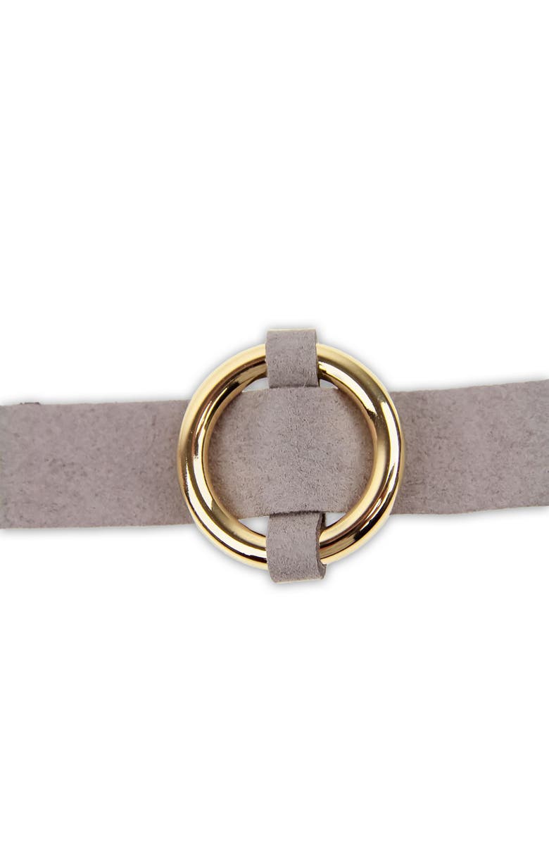 SAACHI O-Ring Choker Necklace, Alternate, color, Grey