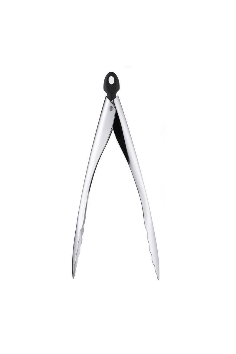 12 Inch Locking Tempo Tongs, Stainless Steel, Main, color, Silver