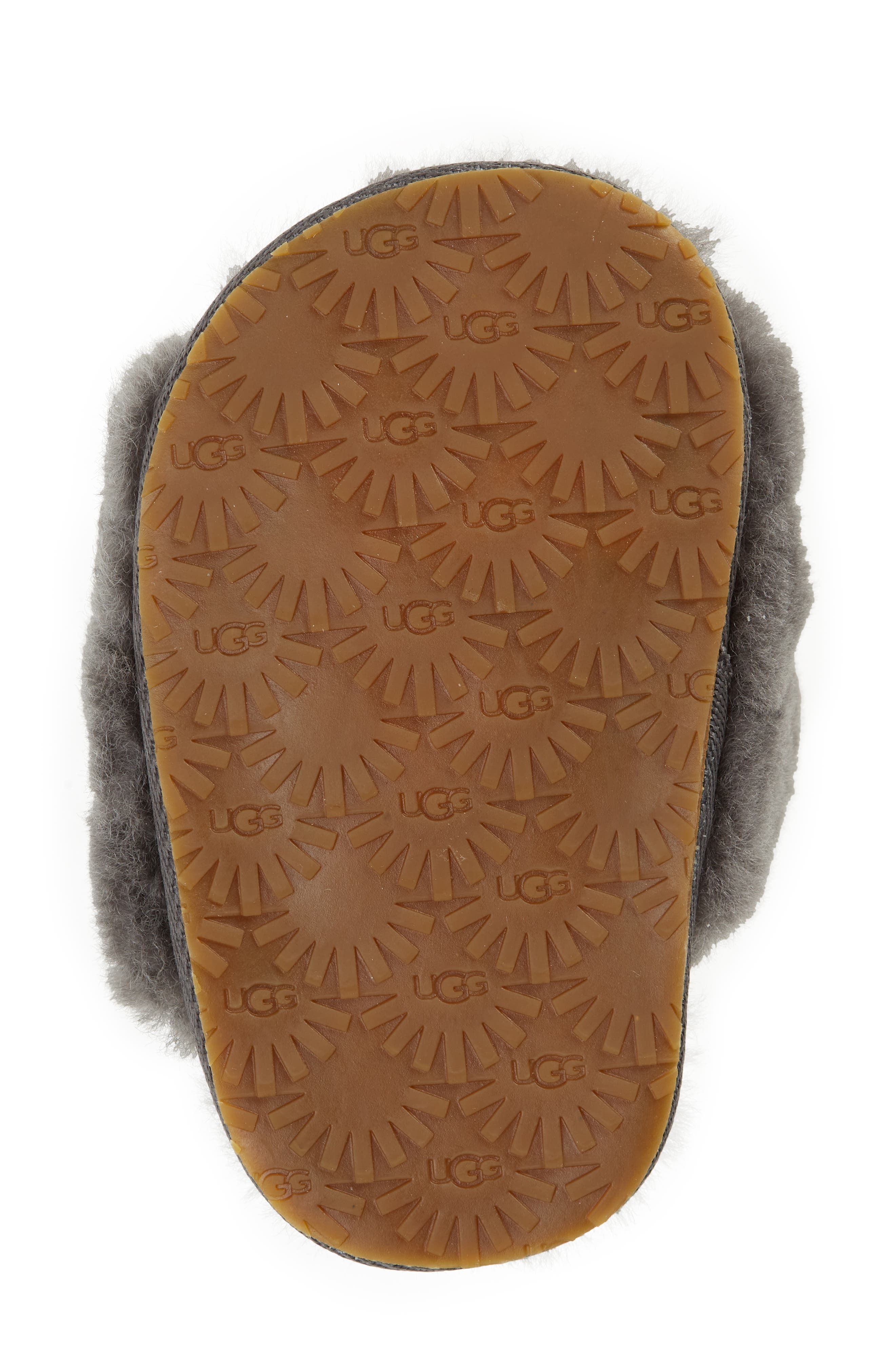 Fluff Yeah Genuine Shearling Slide Sandal, Alternate, color, CHARCOAL
