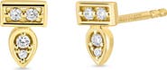 Bony Levy Florentine 18k Gold Diamond Stud Earrings