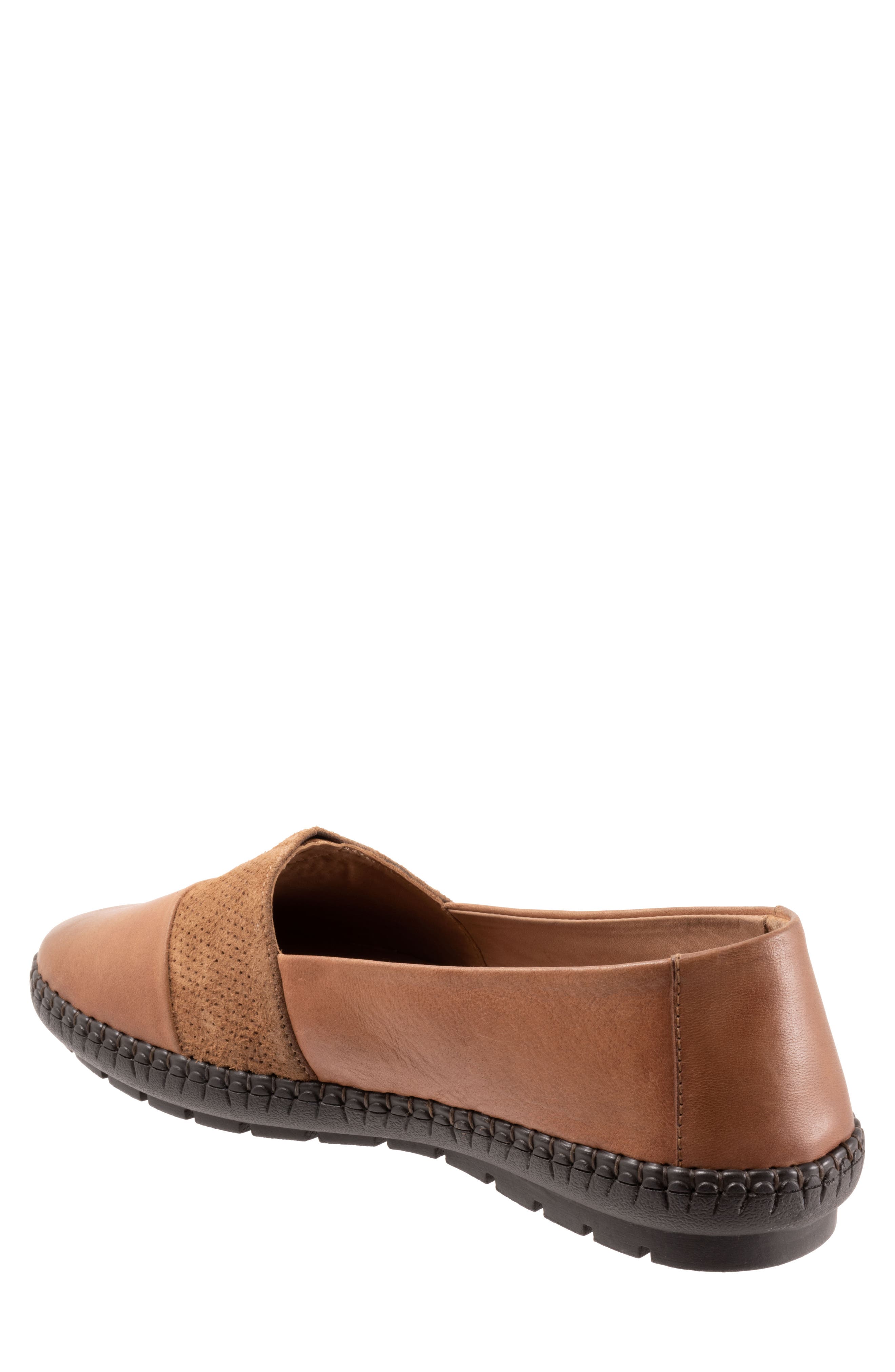 Trotters Ruby Perforated Loafer, Alternate, color, Luggage