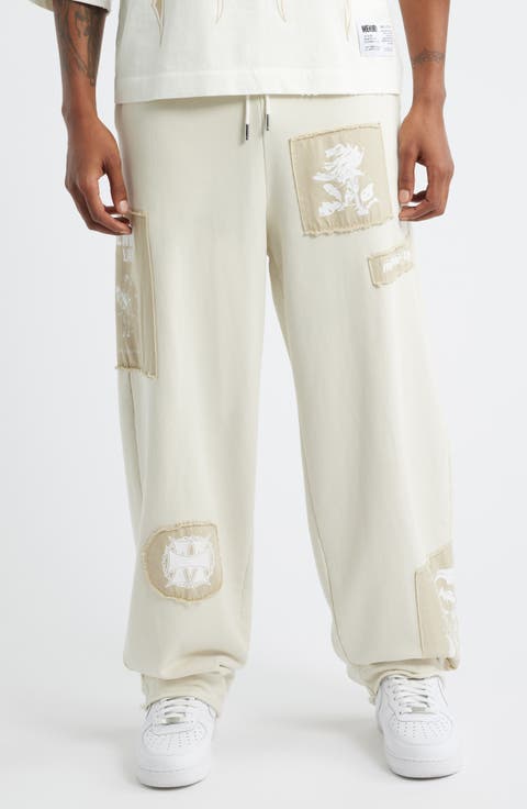 Patch Flyer Drawstring Sweatpants