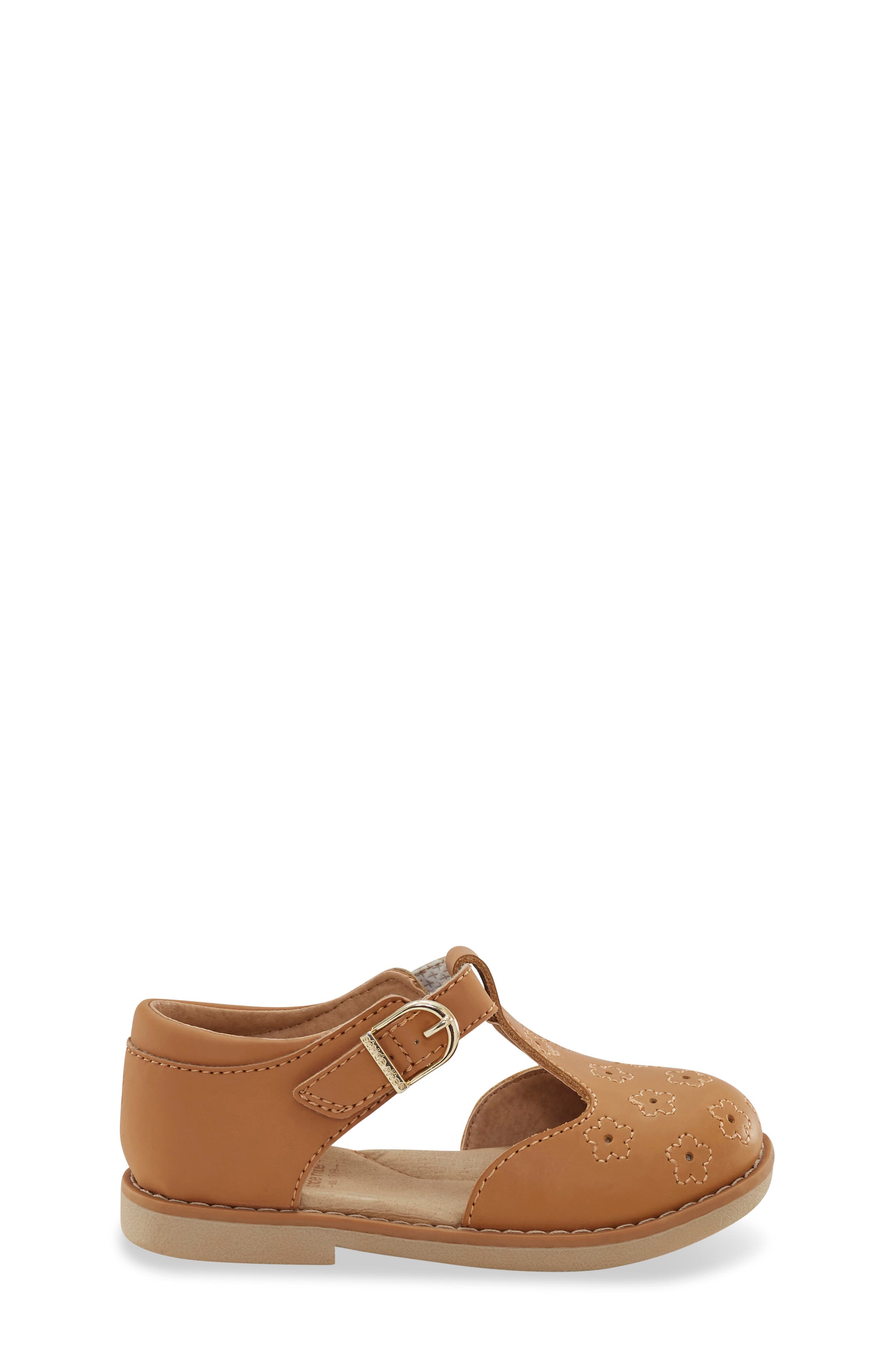 Stride Rite Jenny Mary Jane Flat, Alternate, color, Honey Tan