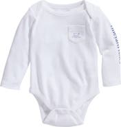 vineyard vines Whale Long Sleeve Cotton Graphic Bodysuit