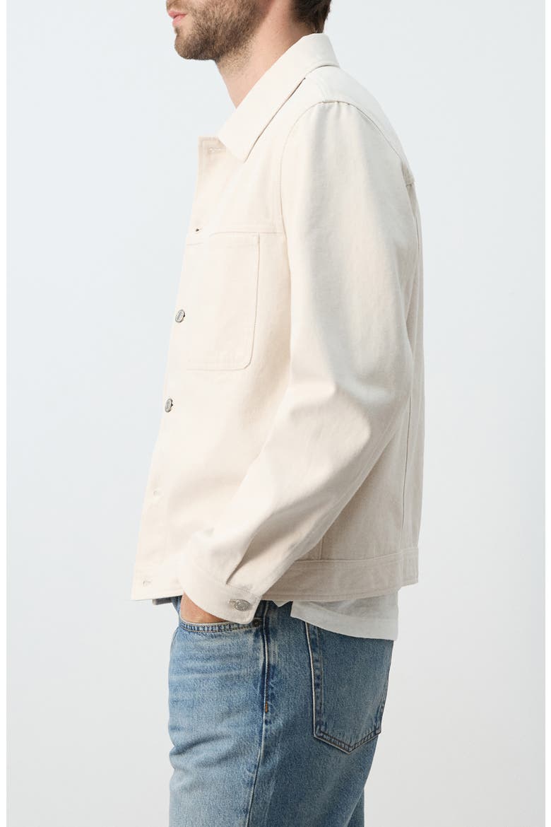 Cotton Denim Jacket, Alternate, color, ECRU