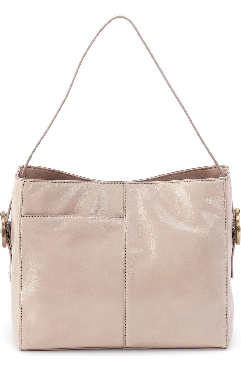 HOBO Render Leather Hobo Bag, Main, color, Stone Gloss